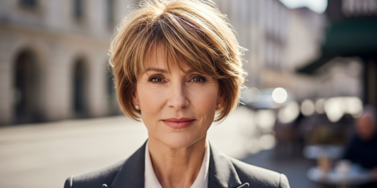 Ab 60 fransig pflegeleicht Kurzhaarfrisuren Frauen frech