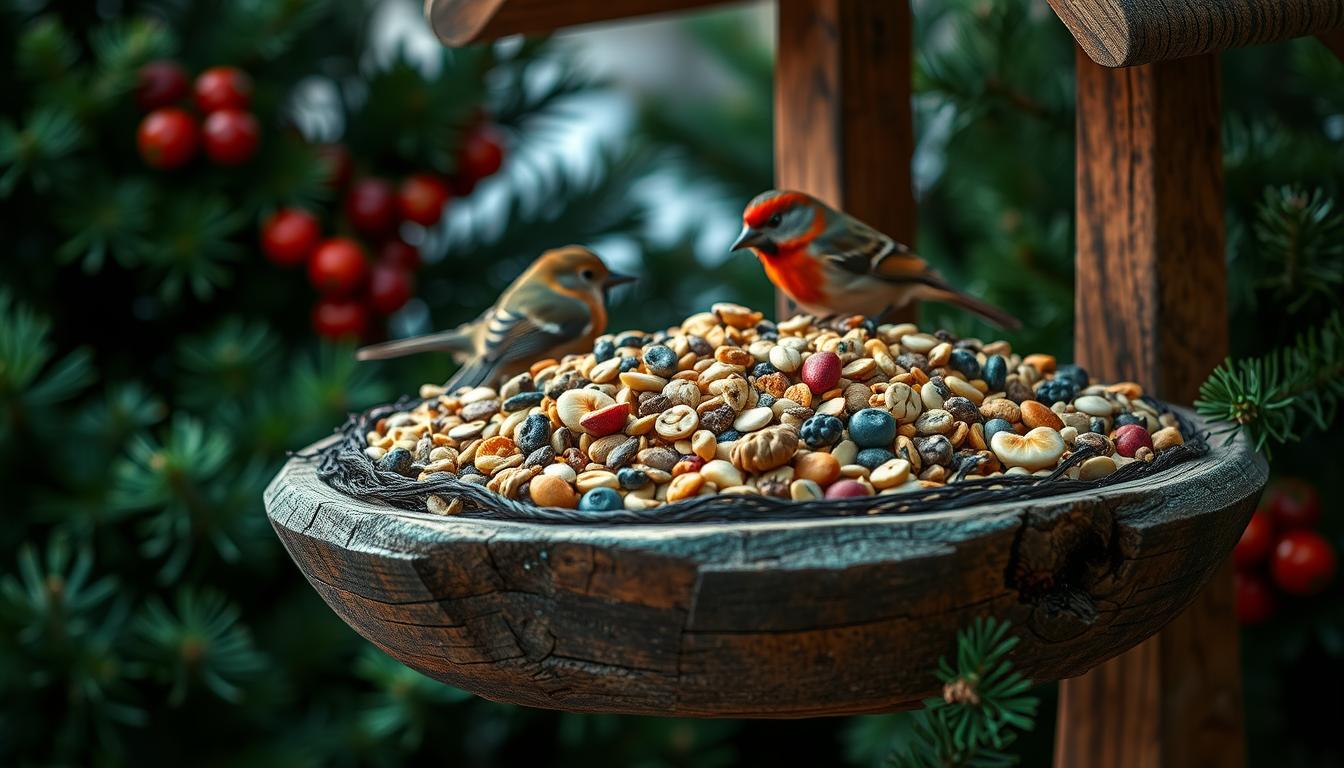 Artgerechtes Vogelfutter im Winter