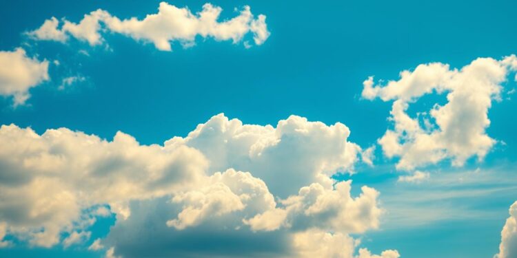 Blauer Himmel Lichtstreuung