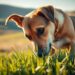 Grasfressen bei Hunden