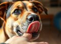 Hundeverhalten beim Lecken