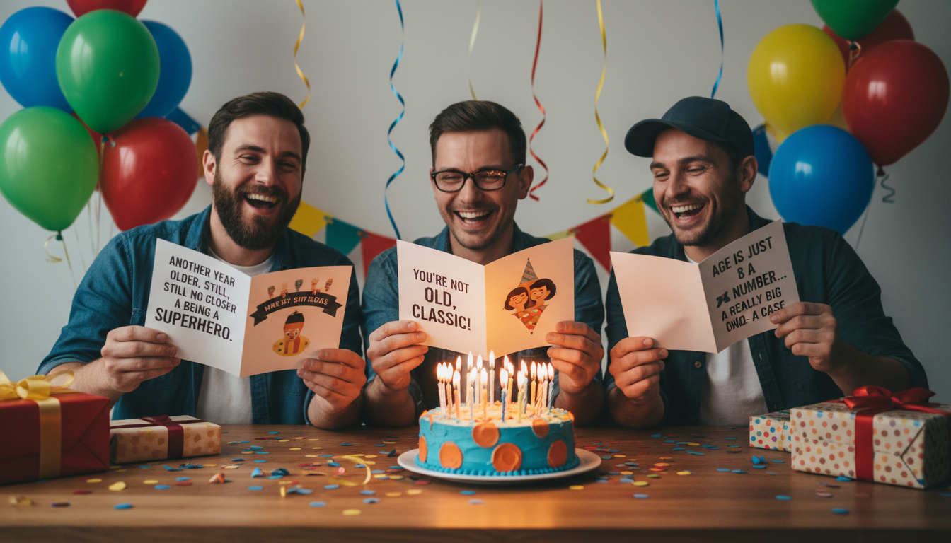 Lustige Geburtstagssprüche für Männer