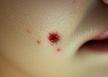 Mückenstiche Gesichtshaut