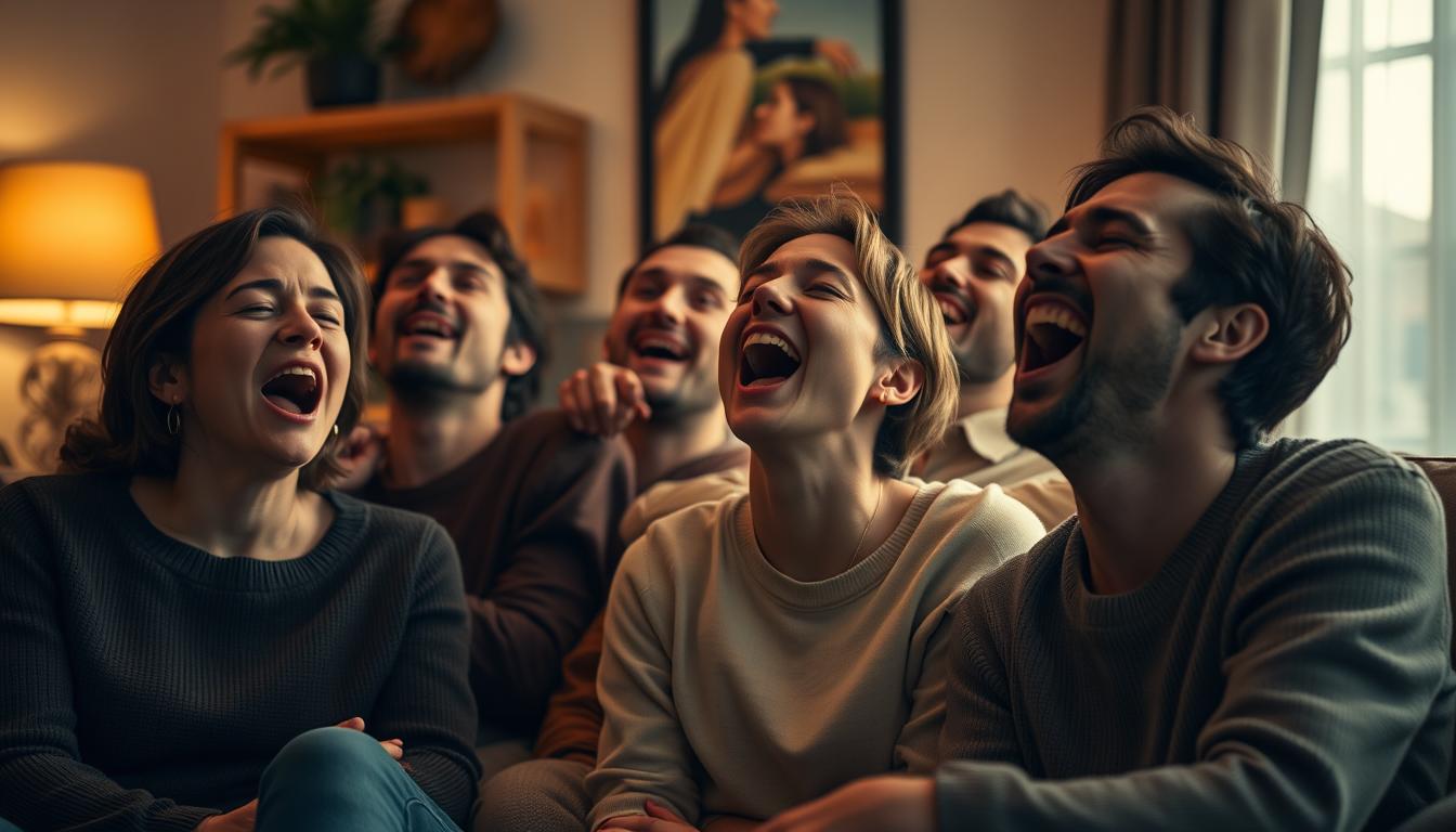 Soziales Gähnen in Gruppe