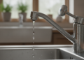 Wasserhahn tropft Drehgriff